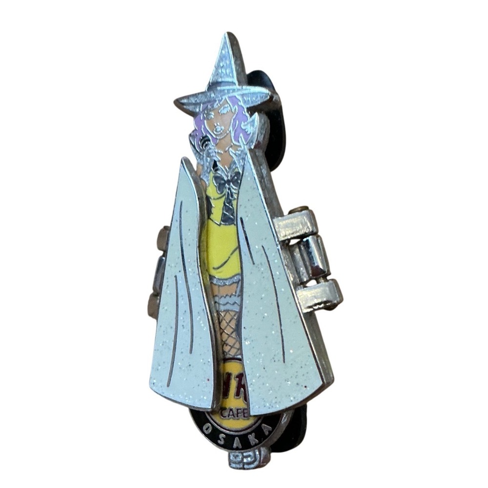 Hard Rock Cafe Osaka Pin Witch Figurine Enamel Collectible Metal